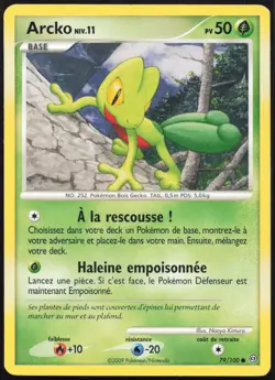 Carte Pokemon Arcko 79/100 Tempete Francais - Image 1