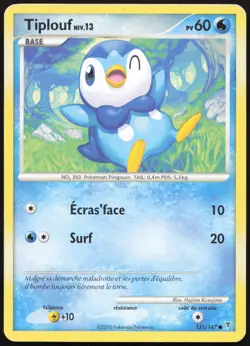 Carte Pokemon Tiplouf 121/147 Vainqueurs Supremes Francais - Image 1