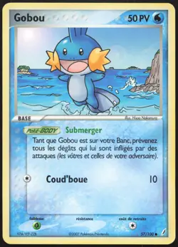 Carte Pokemon Gobou 57/100 Gardiens de Cristal Francais - Image 1
