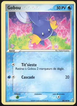 Carte Pokemon Gobou 58/100 Gardiens de Cristal Francais - Image 1