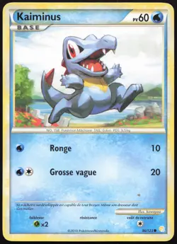 Carte Pokemon Kaiminus 86/123 HeartGold SoulSilver Francais - Image 1