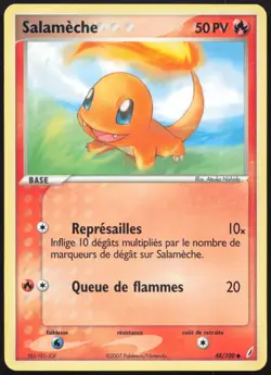 Carte Pokemon Salameche 48/100 Gardiens de Cristal Francais - Image 1
