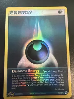 Pokemon TCG - Darkness Energy 93/109 Rare Reverse Holo - Ruby & Sapphire - LP - Image 1