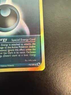 Pokemon TCG - Darkness Energy 93/109 Rare Reverse Holo - Ruby & Sapphire - LP - Image 3