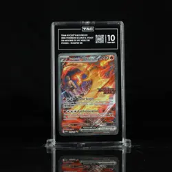 Pokemon TCG Team Rockets Moltres EX Card 229/182 DRI Stamp - TAG 10 - Image 1