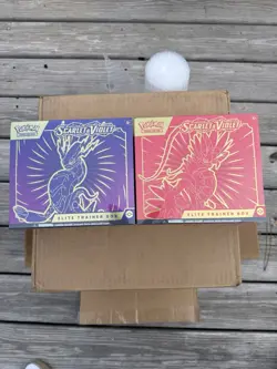 Pokemon Koraidon AND Miraidon Elite Trainer Box Scarlet Violet Base ETB SEALED - Image 1