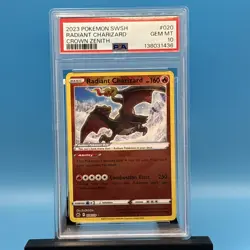 Pokemon TCG Crown Zenith Radiant Charizard #020/159 PSA 10 - Image 1