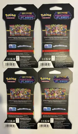 Pokemon Mega Evolution Mini Tin Lot Of All (5) & (4) Phantasmal Flames Packs-New - Image 5