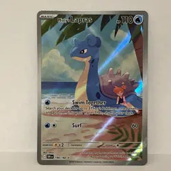 Pokemon TCG Misty's Lapras Destined Rivals Illustration Rare 194/182 (NM) - Image 1