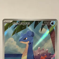 Pokemon TCG Misty's Lapras Destined Rivals Illustration Rare 194/182 (NM) - Image 2