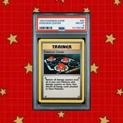 1999 POKEMON GAME #85 POKEMON CENTER PSA 8 NM-MT - Image 1
