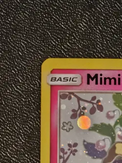 Pokemon Mimikyu TCG Sun Moon SM163 Holo Rare Black Star Promo - Image 3