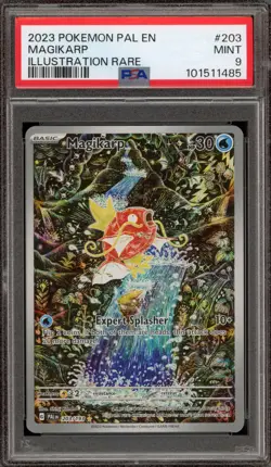 Pokemon Magikarp Paldea Evolved Illustration Rare #203 PSA 9 Mint - Image 1