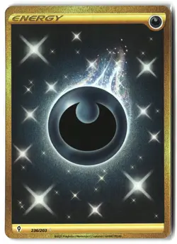 Darkness Energy ⭐ 236/203 Holo Secret Rare Evolving Skies 2021 Pokemon NM - Image 1