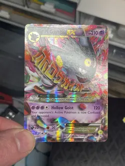 Pokemon TCG M Gengar EX XY166 Mega Evolution Promo Holo MP - Image 3