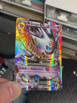 Pokemon TCG M Gengar EX XY166 Mega Evolution Promo Holo MP - Image 4
