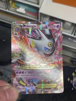 Pokemon TCG M Gengar EX XY166 Mega Evolution Promo Holo MP - Image 5