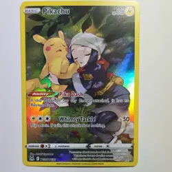 Pokemon Pikachu Full Art Rare Holo Lost Origin Trainer Gallery TG05/TG30 2022 - Image 1