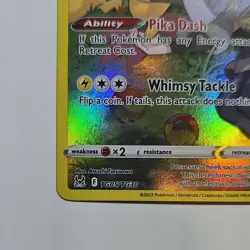 Pokemon Pikachu Full Art Rare Holo Lost Origin Trainer Gallery TG05/TG30 2022 - Image 5