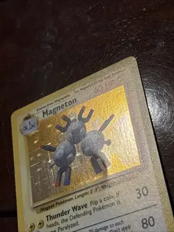 Pokemon Base Set Magneton 9/102 Holo Rare MP - Image 3