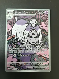 Houndstone 145/132 Illustration Rare Mega Evolution Pokemon Near Mint - Image 1
