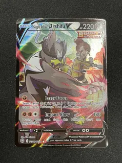 Pokemon Single Strike Urshifu V TG18/TG30 Ultra Rare Holo NM+ - Image 2