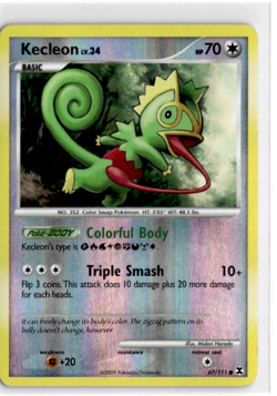 Kecleon [Reverse Holo] #67 Pokemon Rising Rivals - Image 1