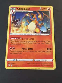 Charizard - 025/185 - Vivid Voltage Rare Non-Holo Pokemon TCG - NEAR MINT - Image 1