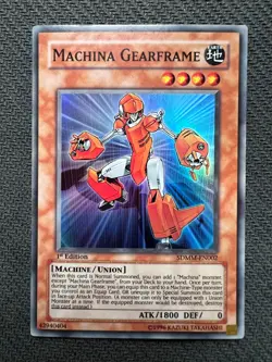 Yugioh Machina Gearframe 1st Edition Super Rare SDMM-EN002 LP/NM - Image 1