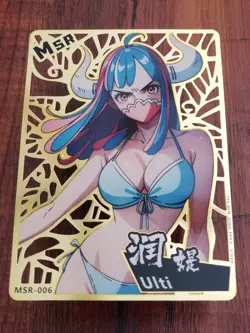 Ulti - One Piece - Goddess Story Gold Metal MSR-006 Card - Image 1