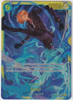 One Piece TCG Sanji OP06-119 SEC Alt Art Secret Wings of the Captain English NM - Image 1