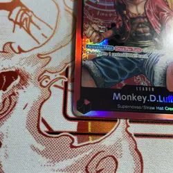 Monkey.D.Luffy Leader Foil Pre-Errata - LP - One Piece TCG - ST01-001 - English - Image 2