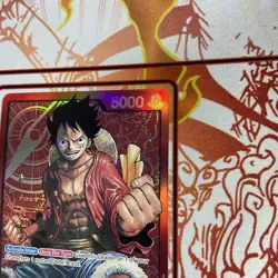 Monkey.D.Luffy Leader Foil Pre-Errata - LP - One Piece TCG - ST01-001 - English - Image 4