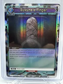 Union Arena Jujutsu Kaisen Sukana’s Finger EU03BT/JJK-1-063 Alt Art * - Image 1