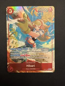 Near Mint Hibari EB03-008 Alternate Art English One Piece Card Game - Image 1