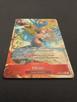 Near Mint Hibari EB03-008 Alternate Art English One Piece Card Game - Image 2