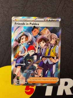 Friends in Paldea Illustration Rare 137/131 Pokemon Prismatic Evolutions Card NM - Image 1