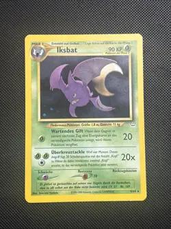 German Crobat - Iksbat 4/64 LP Holographic Neo Revelation Pokemon Card - Image 1