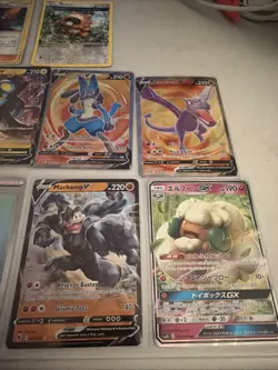 Lot of 12 Pokemon Cards Ex's, Gx's, and V's - Modern - Image 2
