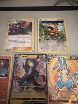 Lot of 12 Pokemon Cards Ex's, Gx's, and V's - Modern - Image 4