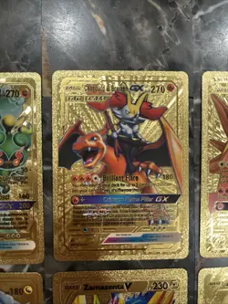 Pokemon Pikachu Gold Foil Cards All Different Cards Types 15 Cards In Total - Image 4