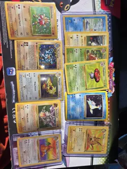 Vintage Holo Rare Pokemon Card Lot 1999/2000 - Base Set, Jungle, Fossil - Image 1
