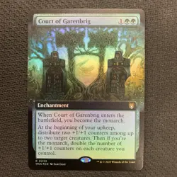 Court of Garenbrig (Extended Art) Commander: Wilds of Eldraine Foil - Image 1