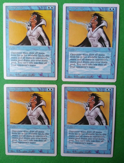 Magic the Gathering MTG Revised DRAIN POWER X4 (2 NM & 2 LP/EX) 1994 Vintage - Image 1