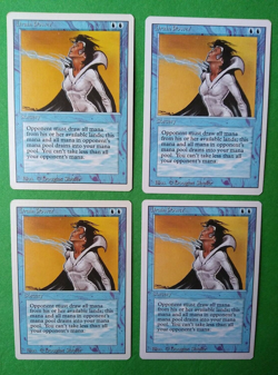 Magic the Gathering MTG Revised DRAIN POWER X4 (2 NM & 2 LP/EX) 1994 Vintage - Image 2