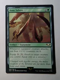 Bone Sabres Universes Beyond: Warhammer 40000 MTG NM - Image 1