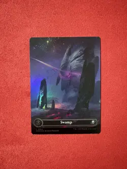 Foil Full Art Swamp - Edge Of Eternities EOE MTG Magic Gathering Borderless #264 - Image 1