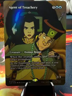 Agent of Treachery 9 Foil Borderless - Avatar: The Last Airbender - Image 1