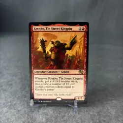 Krenko, Tin Street Kingpin Foundations Jumpstart Regular 0572 Rare Goblin NM - Image 1