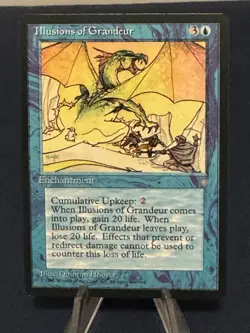 MTG - Magic The Gathering - Illusions Of Grandeur - Ice Age - NP/NM! - Image 1